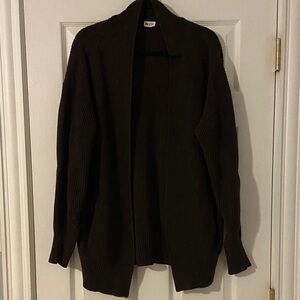 Women's Brown Cardigan Sweater